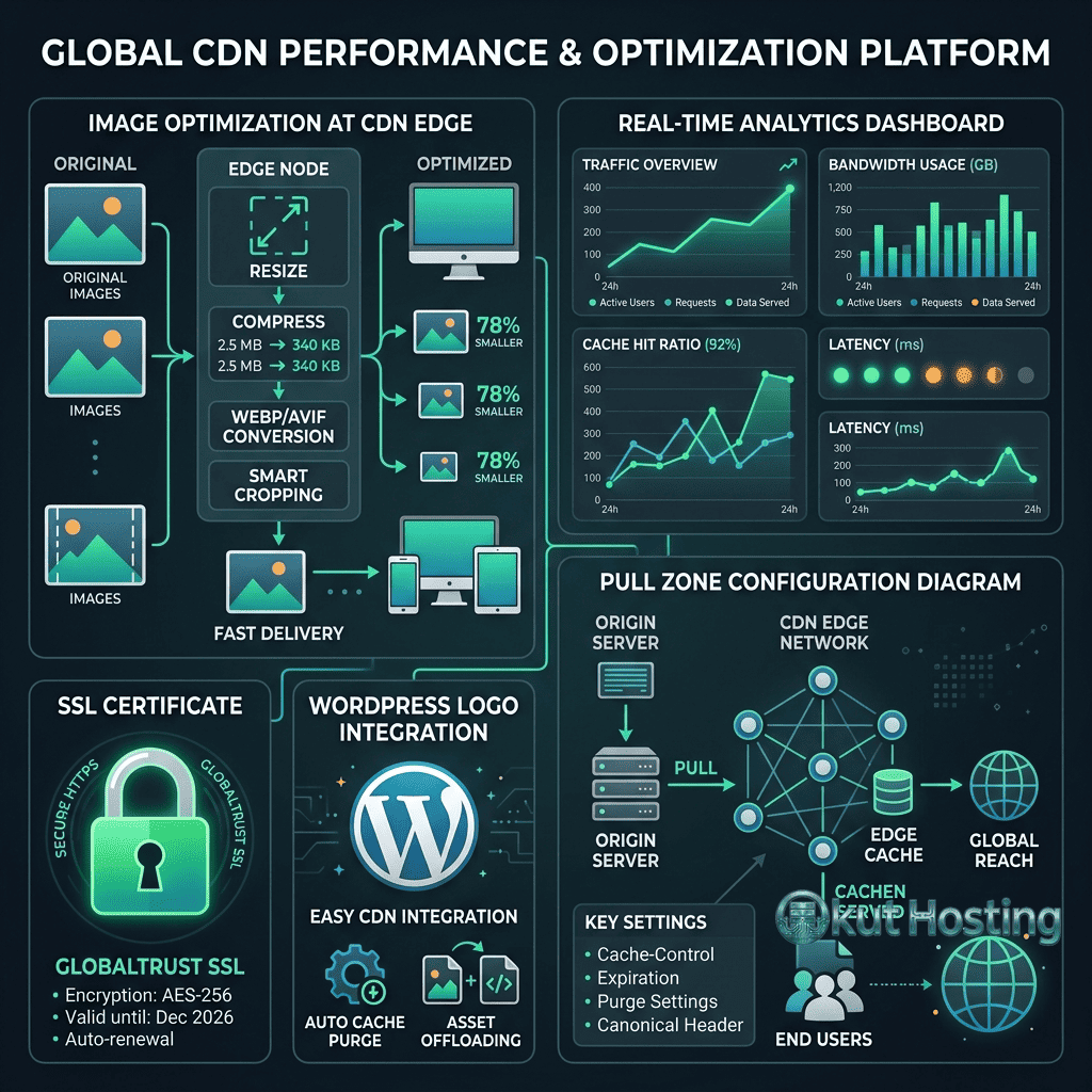 KeyCDN features and image optimization